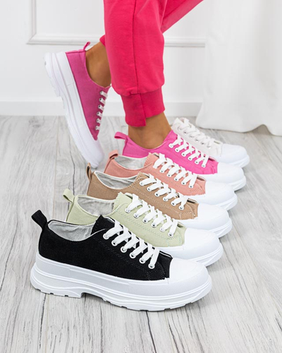 OUTLET Grüne Sportschuhe für Damen Cresoma - Schuhe