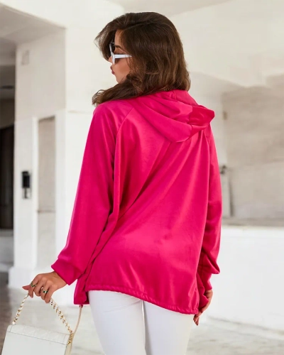 Royalfashion Women's Unzipped Hooded Sweatshirt