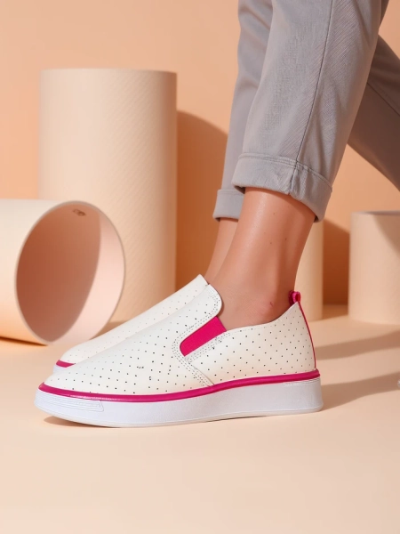 Royalfashion Damen-Lochmuster Sportschuhe Musio