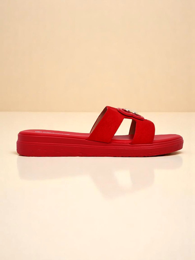 Royalfashion Damen Pantoletten mit flacher Sohle ChicStep
