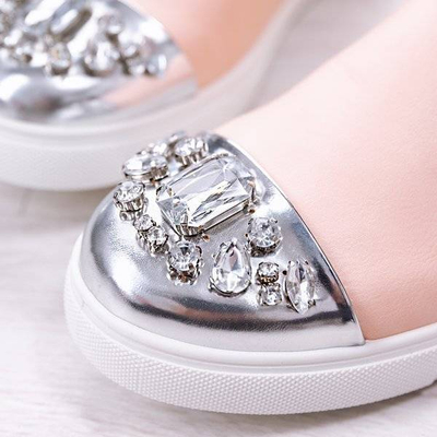 OUTLET Pink Slip on mit dekorativem Zeh Theodara - Footwear