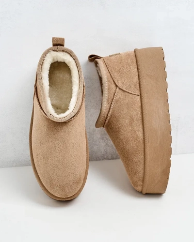 Royalfashion Damen Kurzstiefel a'la Schneestiefel Ozozi