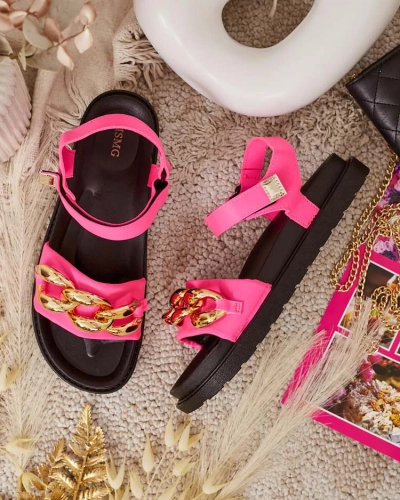 Royalfashion Damen Orette Ketten-Sandalen