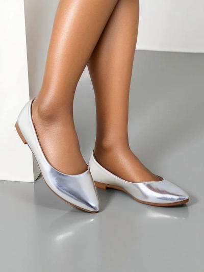 Royalfashion Damen-Patentballerinas Aramiese
