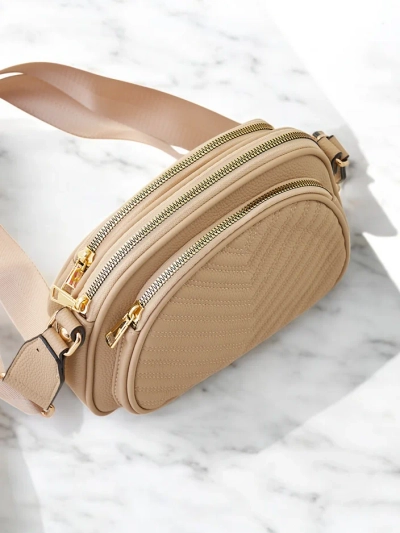 Royalfashion Kleine Halbrunde Damenhandtasche aus Eco-Leder