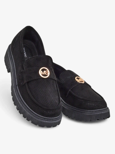 Royalfashion Damen-Eco-Suede-Mokassins Dunes