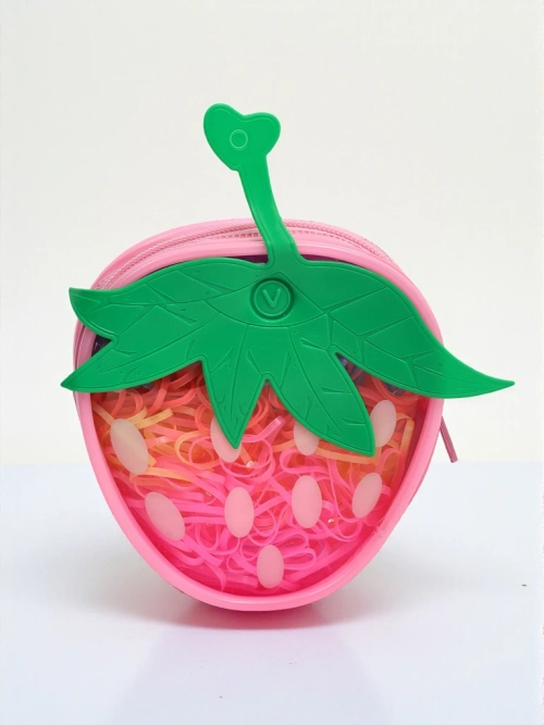 Royalfashion Різнокольорові силіконові гумки Полуниця