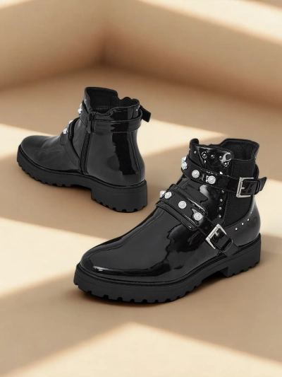 Royalfashion Damen Arbeitsstiefel Cutoo