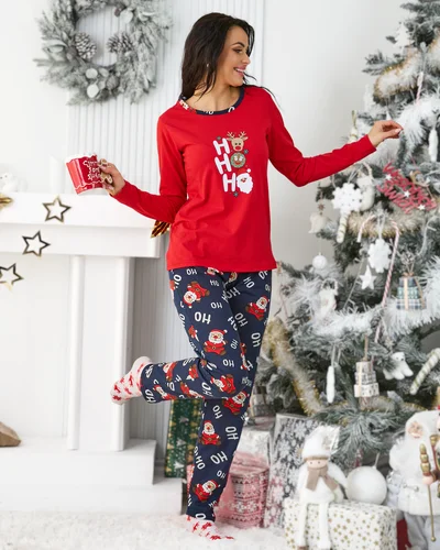 Royalfashion Weihnachts-Damenpyjamas