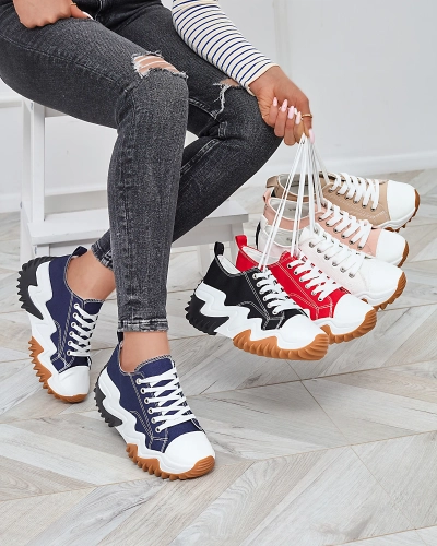 Sportschuhe a'la sneakers in beige Ascota- Footwear