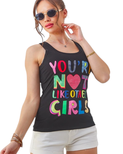 Royalfashion Damen Baumwolltanktop mit Trägern und einzigartigen Drucken