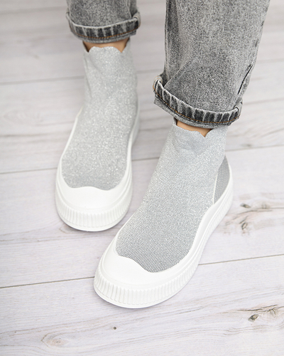 Silber Damen Bejoko Sneakers - Footwear