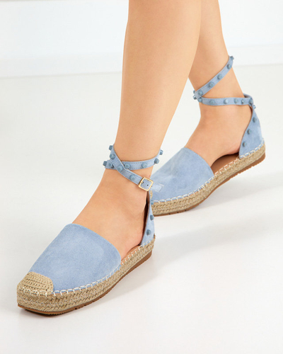 OUTLET Hellblaue Damen-Espadrilles mit Lonesi-Jets - Schuhe