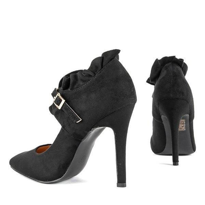 Black Chantel Rüschenabsätze - Schuhe