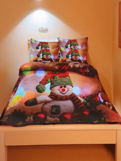 Royalfashion Weihnachtsbettwäscheset 160x200 komplett 3-TEILE