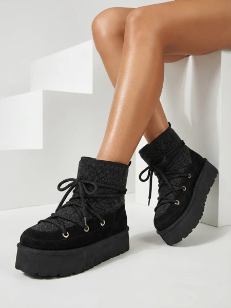 Royalfashion Damen-Schnürstiefel Filori