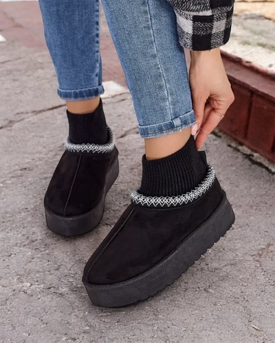 Royalfashion Kurze Damen-Schneestiefel Narorzi