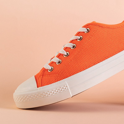 Neonorange Damen Sneakers Vatoa - Schuhe