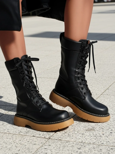 Royalfashion Damen-Arbeitsstiefel Megie