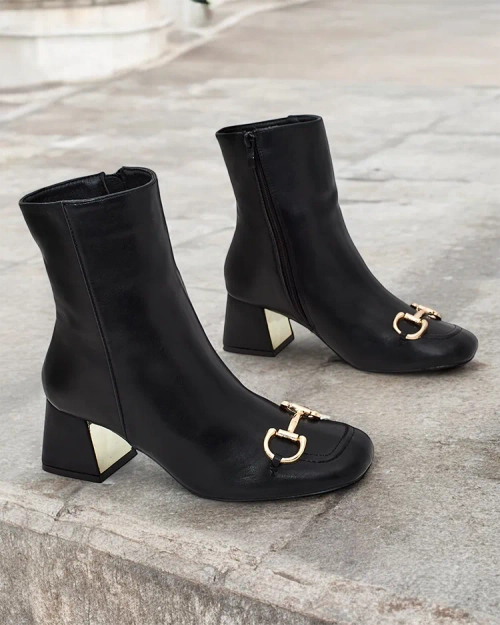 Чоботи для жінок Royalfashion на підборах Розулі