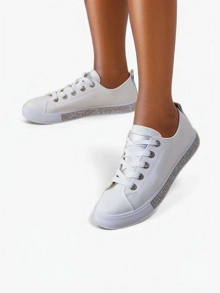 Royalfashion Damen Sneakers aus ökologischem Leder Errosa