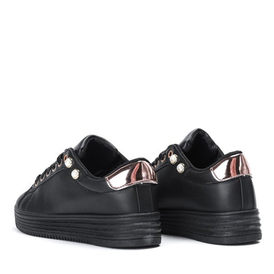 Schwarze Sneakers mit Perlen Cammie - Footwear