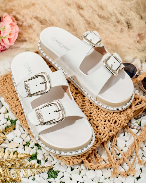 Royalfashion Жіночі шльопанці Rolii на плоскій підошві