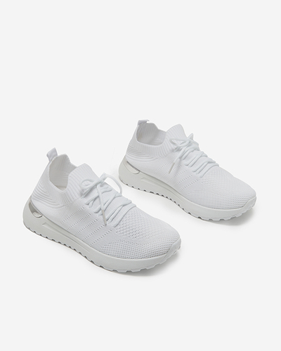 Erina Weiße Stoff-Sportschuhe für Damen - Schuhe