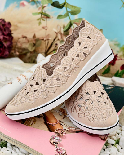 Royalfashion Жіночі напівчеревики на низьких підборах Dellio