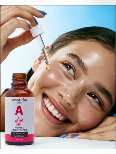 Glättendes Serum mit Vitamin A und Hyaluronsäure