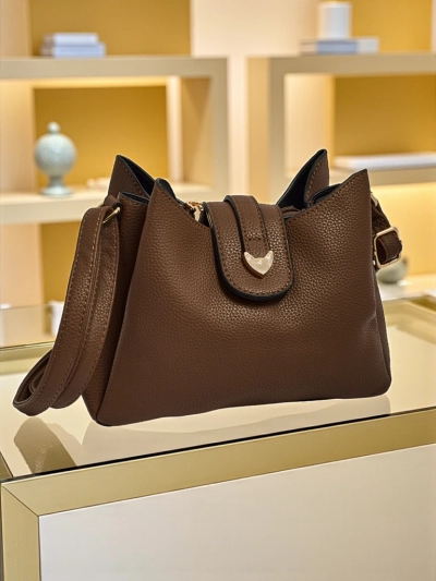 Kleine Damenhandtasche aus Öko-Leder Narias