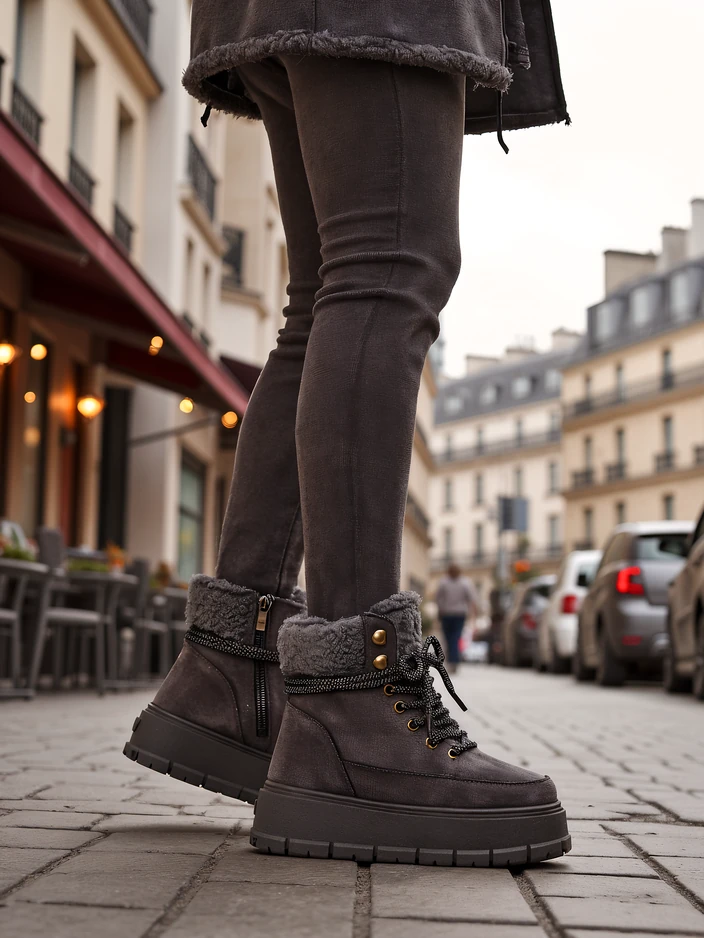 Royalfashion Damen Schneestiefel Bomion