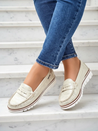 Royalfashion Damen-Eco-Suede-Mokkasins Bellisse