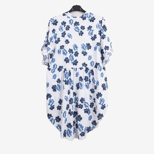 Туніка з малюнком для жінок у білому кольорі - Блузки 1