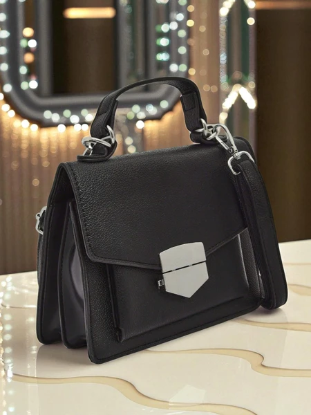 Royalfashion Damen Umschlaghandtasche mit Griff Amalthea Avorio