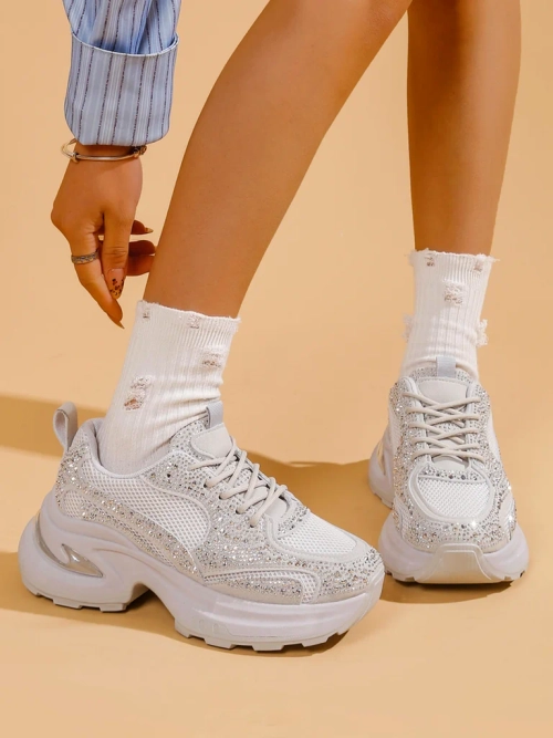 Royalfashion Жіночі спортивні кросівки з стразами Bloss