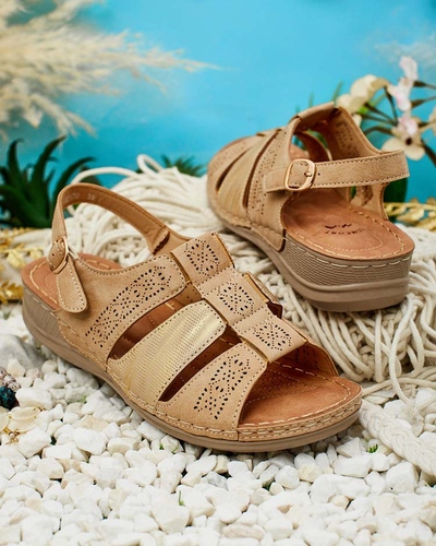 Royalfashion Damen Sandalen mit Obermaterial Limmin