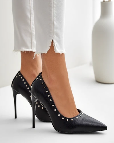 Royalfashion Damenstilettos mit Nieten Koscalle