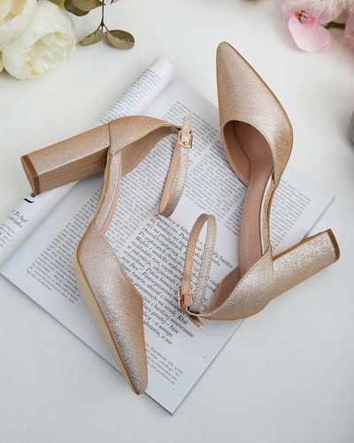 Шпильки Royalfashion, декоровані блискітками Flir