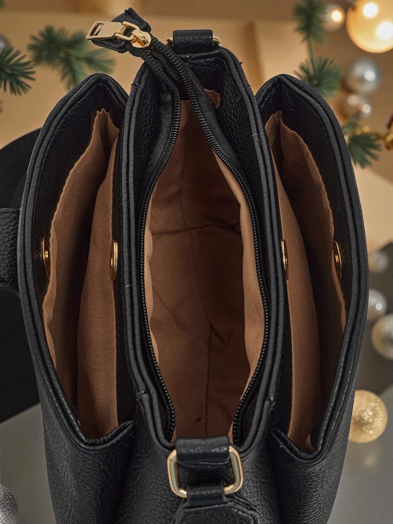 Kleine Damenhandtasche aus Öko-Leder Violes