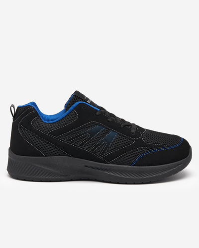 Schwarz-blaue Beniro-Schnürschuhe für Herren - Footwear