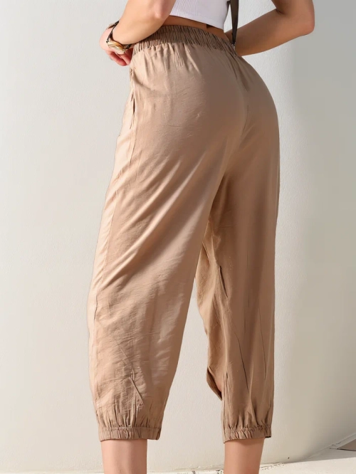 Royalfashion Прямі жіночі тканинні брюки 7/8