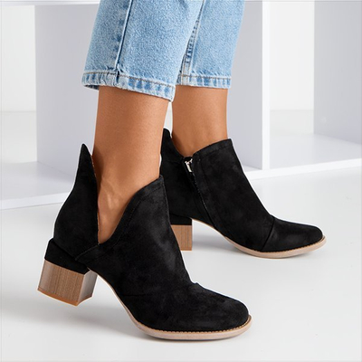 Schwarze Damenstiefeletten Jeneuer - Footwear