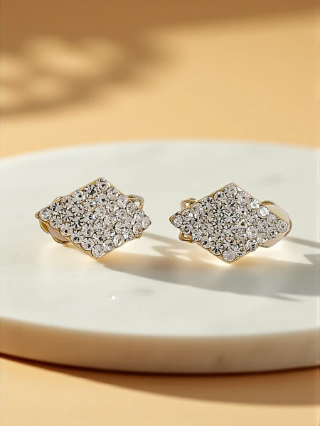 Royalfashion Кліпси сережки жіночі з цирконами