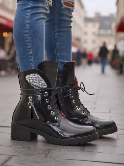 Royalfashion Damen-Stiefel Arbeitsschuhe Volio