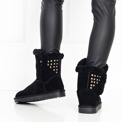 Schwarze Stiefeletten für Damen Lodgi- Footwear