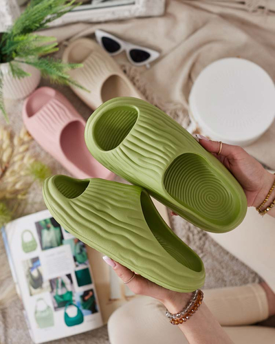 Royalfashion Women's Magged rubber flip-flops