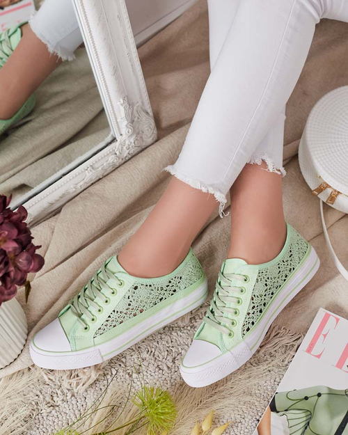 Жіночі ажурні кеди Royalfashion Niz