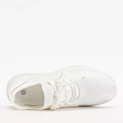 OUTLET Weiße Sportschuhe für Damen Vaileno - Schuhe