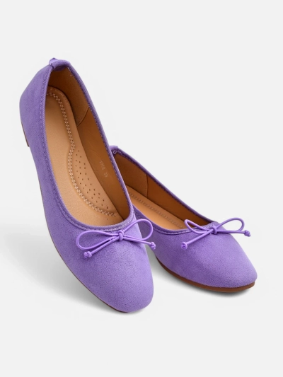 Royalfashion Damen Ballerinas mit einer Schleife Zaame